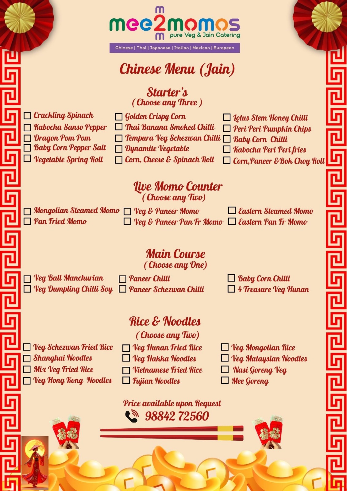 Jain-Friendly Catering Menu